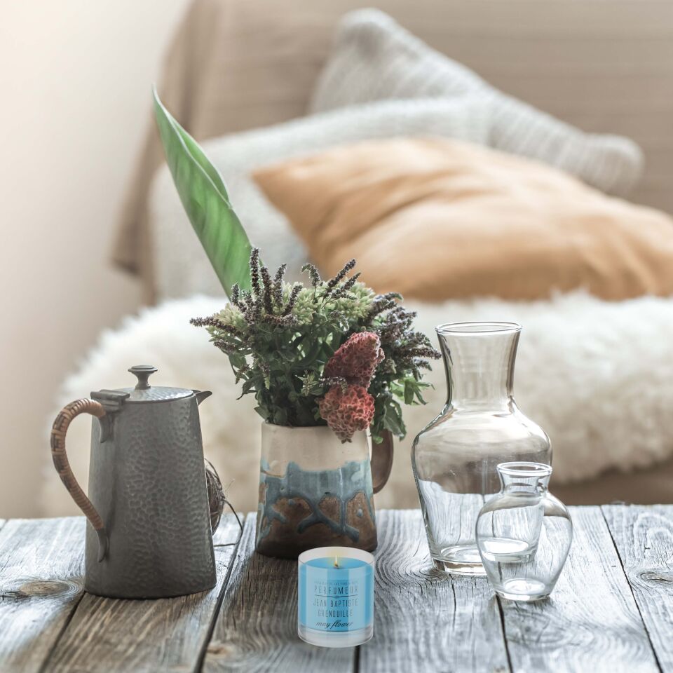 Jean Baptiste Grenouille 60 ml Dekoratif Şeffaf Mum May Flower