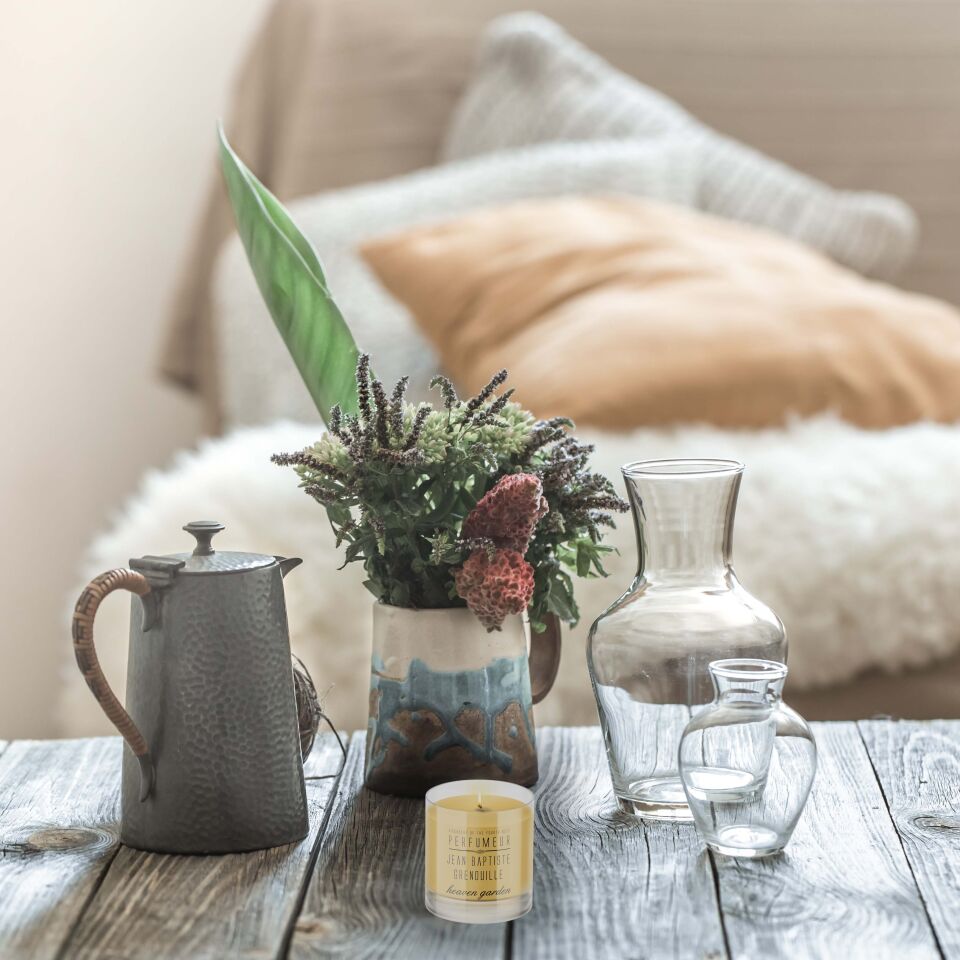 Jean Baptiste Grenouille 60 ml Dekoratif Şeffaf Mum Heaven Garden