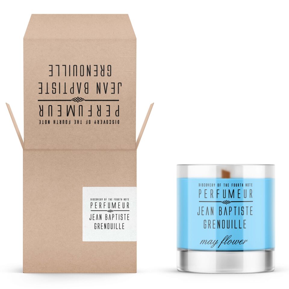 Jean Baptiste Grenouille 340 ml Designed By BE Dekoratif Şeffaf Mum May Flower