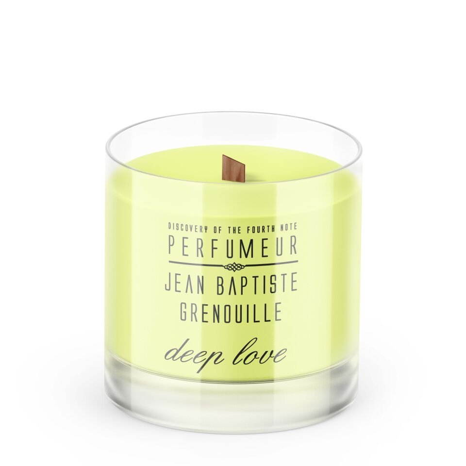 Jean Baptiste Grenouille 340 ml Designed By BE Dekoratif Şeffaf Mum Deep Love