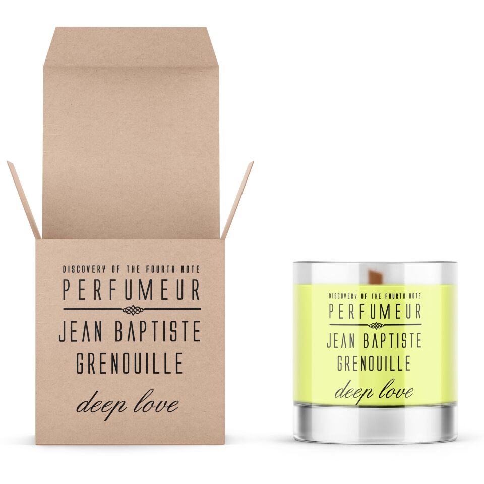 Jean Baptiste Grenouille 340 ml Designed By BE Dekoratif Şeffaf Mum Deep Love