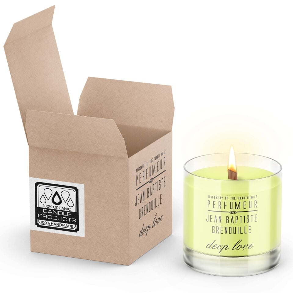 Jean Baptiste Grenouille 340 ml Designed By BE Dekoratif Şeffaf Mum Deep Love