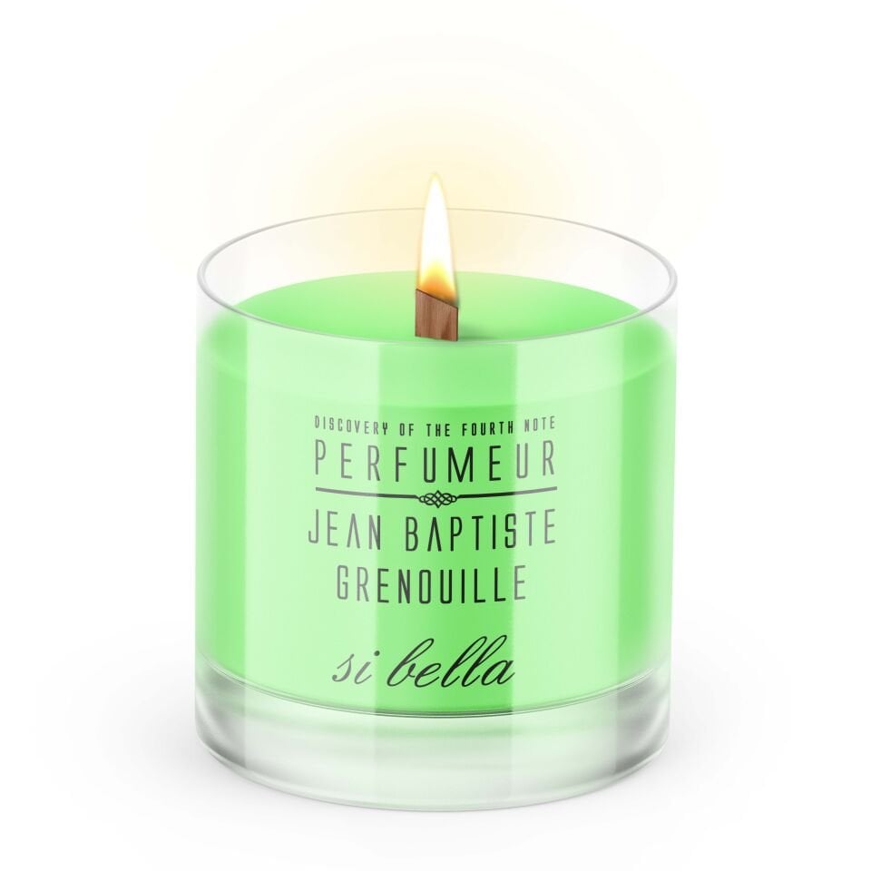 Jean Baptiste Grenouille 340 ml Designed By BE Dekoratif Şeffaf Mum Si Bella