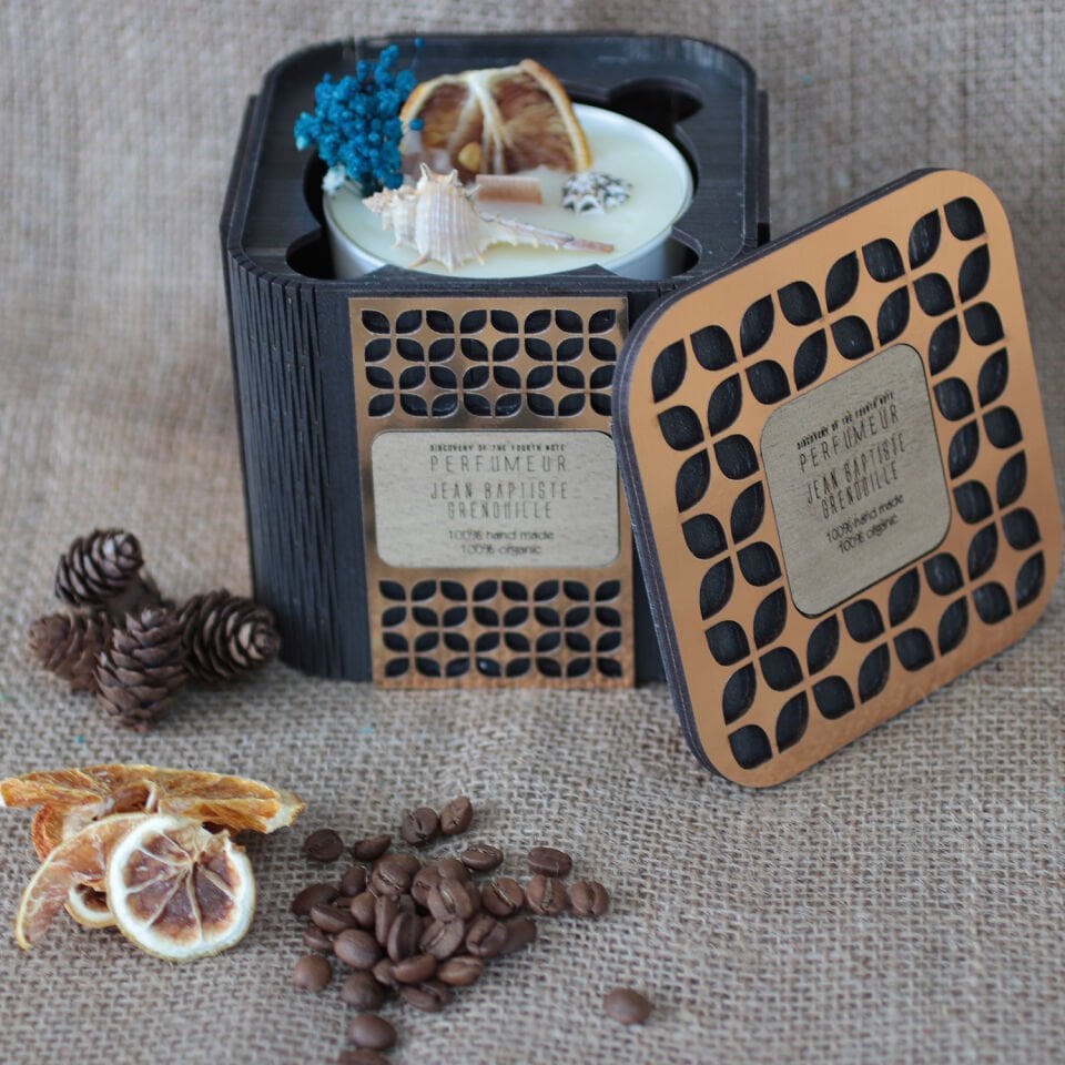 Jean Baptiste Grenouille 340 ml Designed By BE Dekoratif Opak Mum May Flower