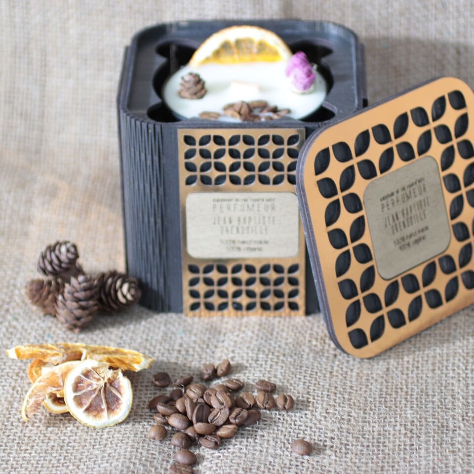 Jean Baptiste Grenouille 340 ml Designed By BE Dekoratif Dekoratif Opak Mum Heaven Garden