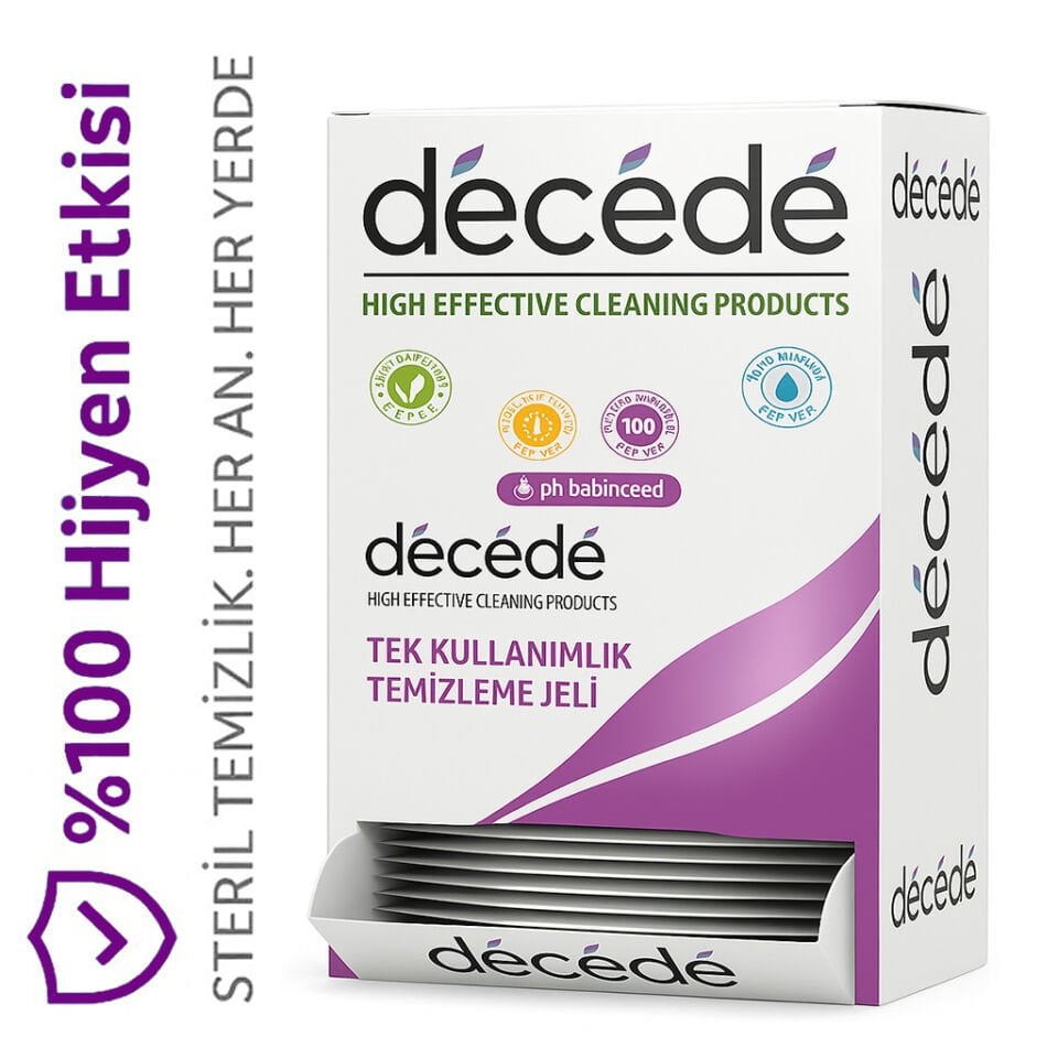 Decede Tek Kullanımlık El Temizleme Jeli 120’li