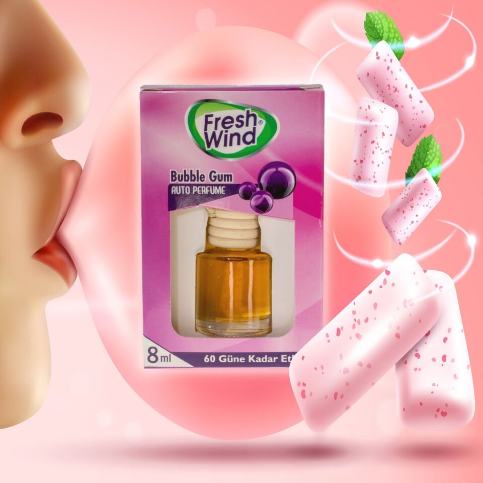 8 ml Bubble Gum Araç Asma Kokusu