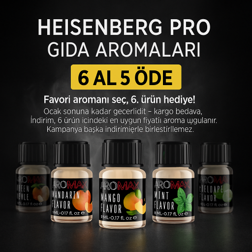 Heisenberg Pro Gıda Aromaları – 6 AL 5 ÖDE!