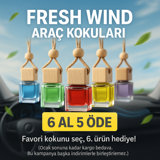 Fresh Wind Araç Kokuları – 6 AL 5 ÖDE!